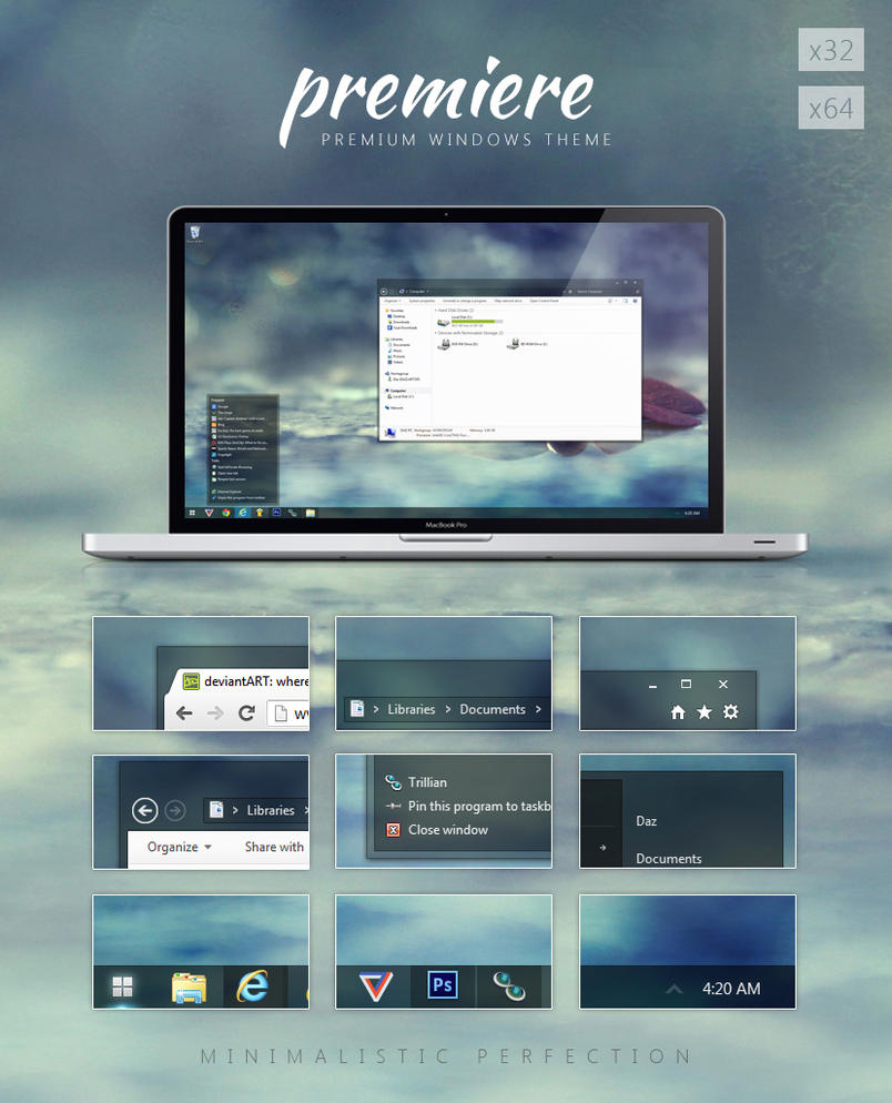 Radiance Skin Pack  for Windows 7 Crack Free Download