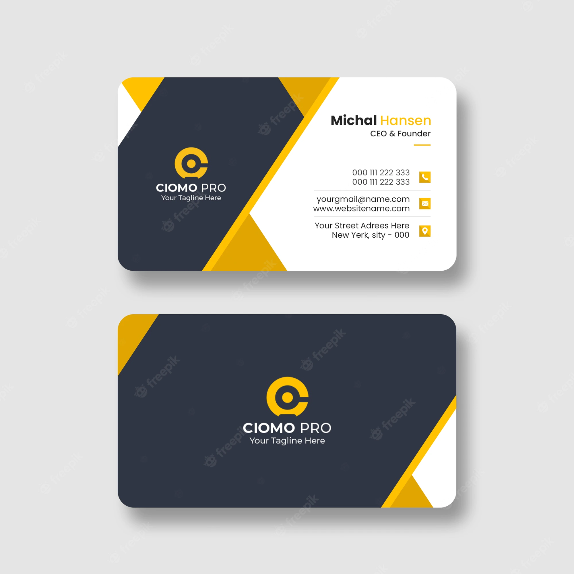 business card design