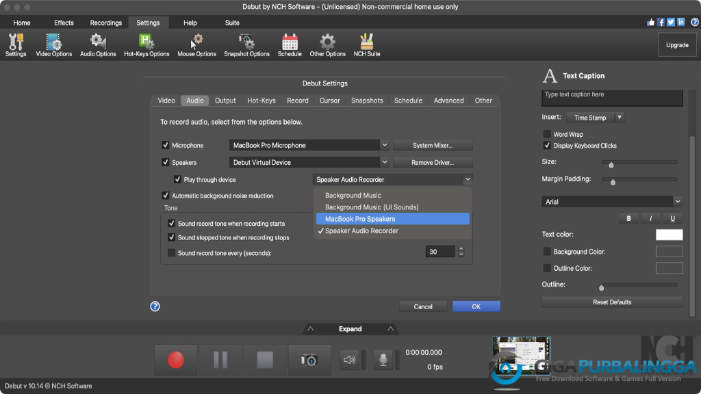 NCH Debut Professional Full Version Terbaru Free Download - Gigapurbalinga NCH Debut Professional Full Terbaru
