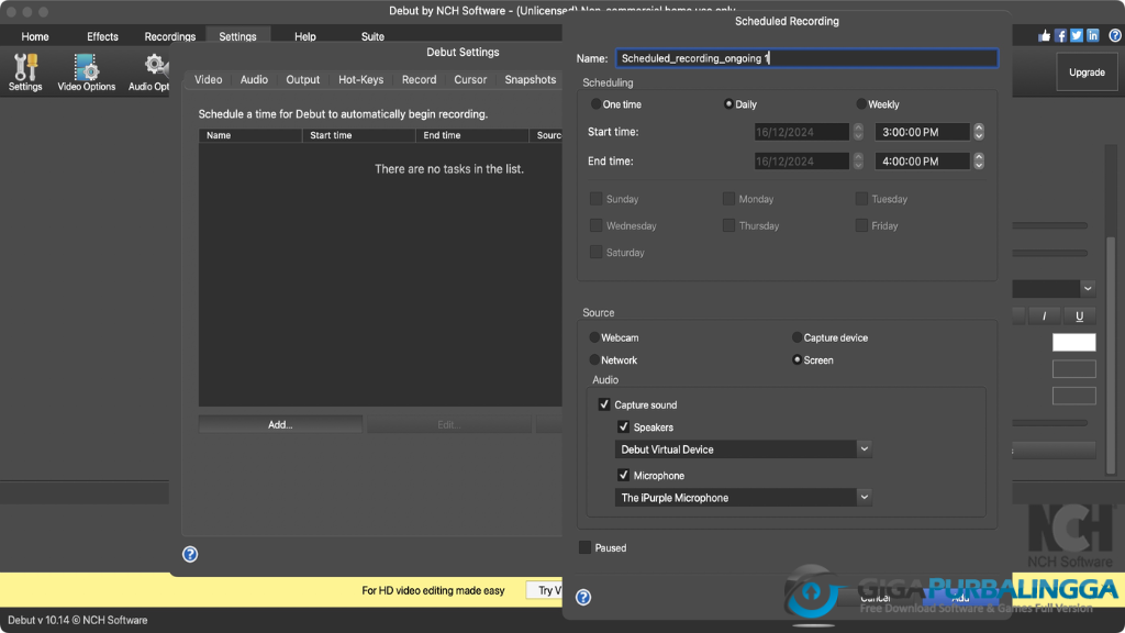 NCH Debut Professional Gratis